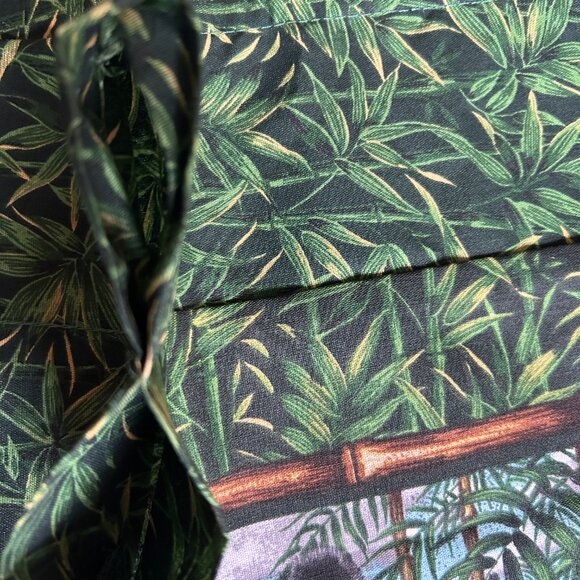 Panda Bears Bamboo Window Curtains Drapery Tiebacks Valances Animals Bedroom - Picture 11 of 11